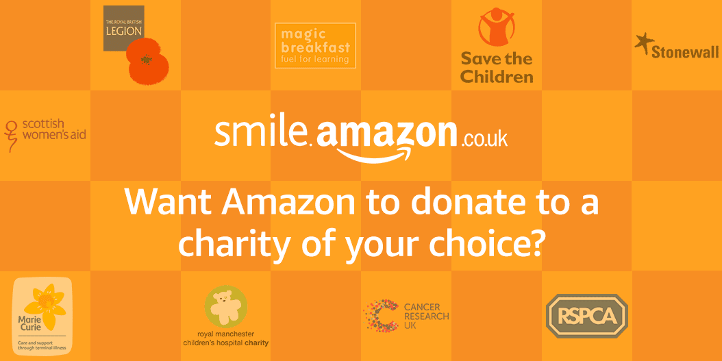 Amazon Smile Charitable Logo - AmazonSmile can now benefit any UK charity | UK Fundraising