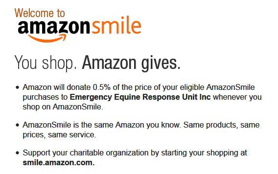 Amazon Smile Charitable Logo - Amazon Smile - Emergency Equine Response Unit