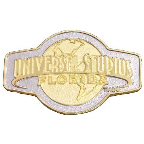 Universal Studios Florida Logo - Universal Magnet - Universal Studios Florida Logo - Gold and Silver