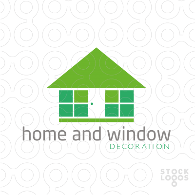 House Window Logo - Home and window | #logo #brand #sale #home #house #window #green ...