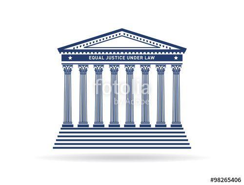 Supreme Court Building Logo - The Supreme Court Architecture Logo Stock Image And Royalty Free