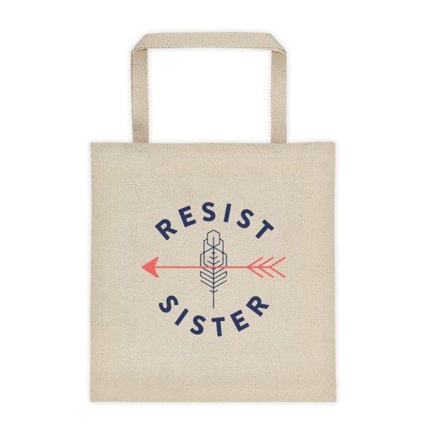 Sister Circle Logo - Resist Sister Circle Logo Tote | Native Style Clothing - Apparel ...