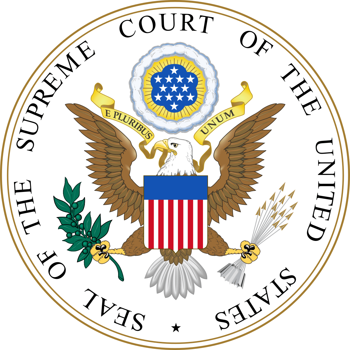 Supreme Court Building Logo - Chief Justice of the United States