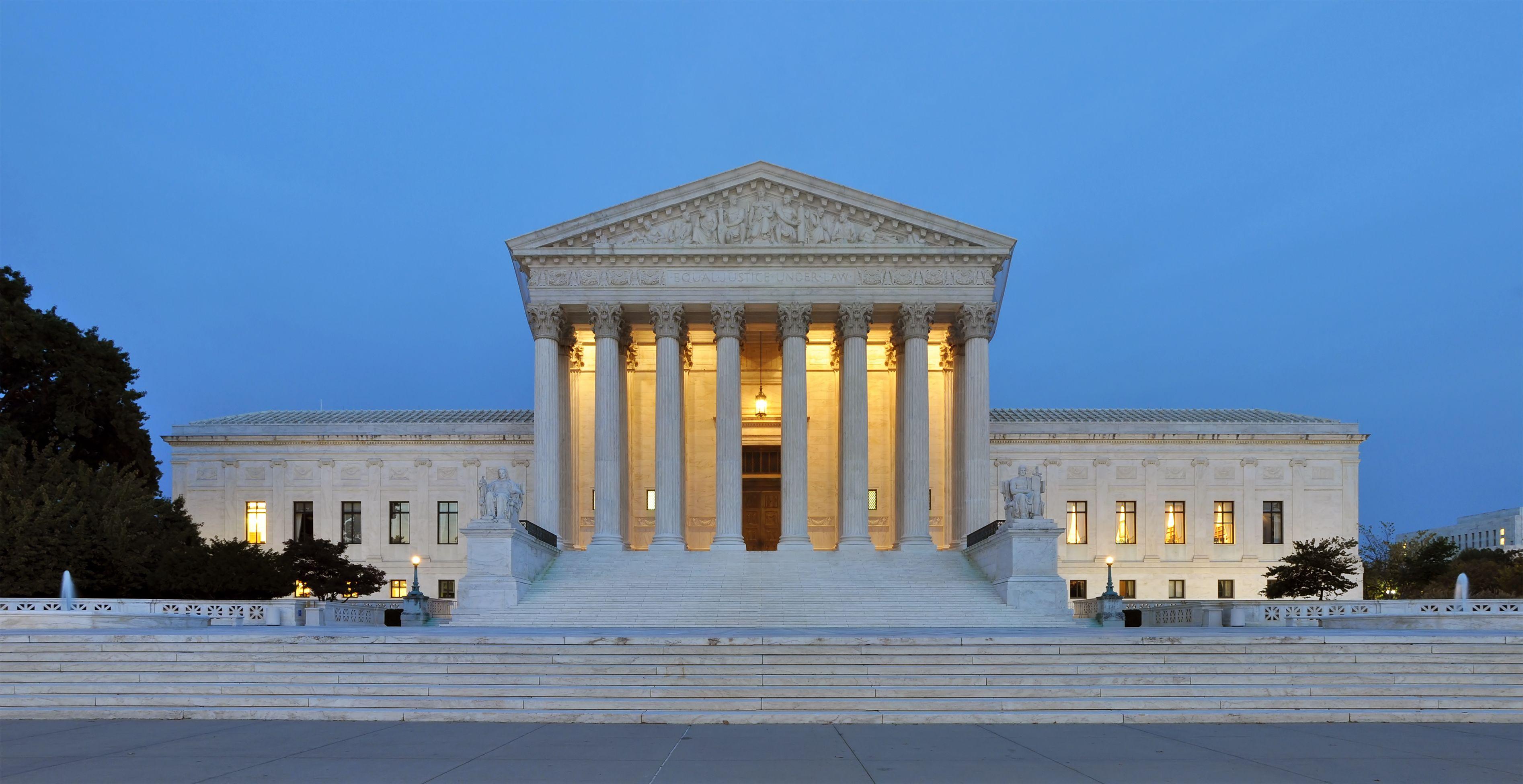 Supreme Court Building Logo - File:Panorama of United States Supreme Court Building at Dusk.jpg ...