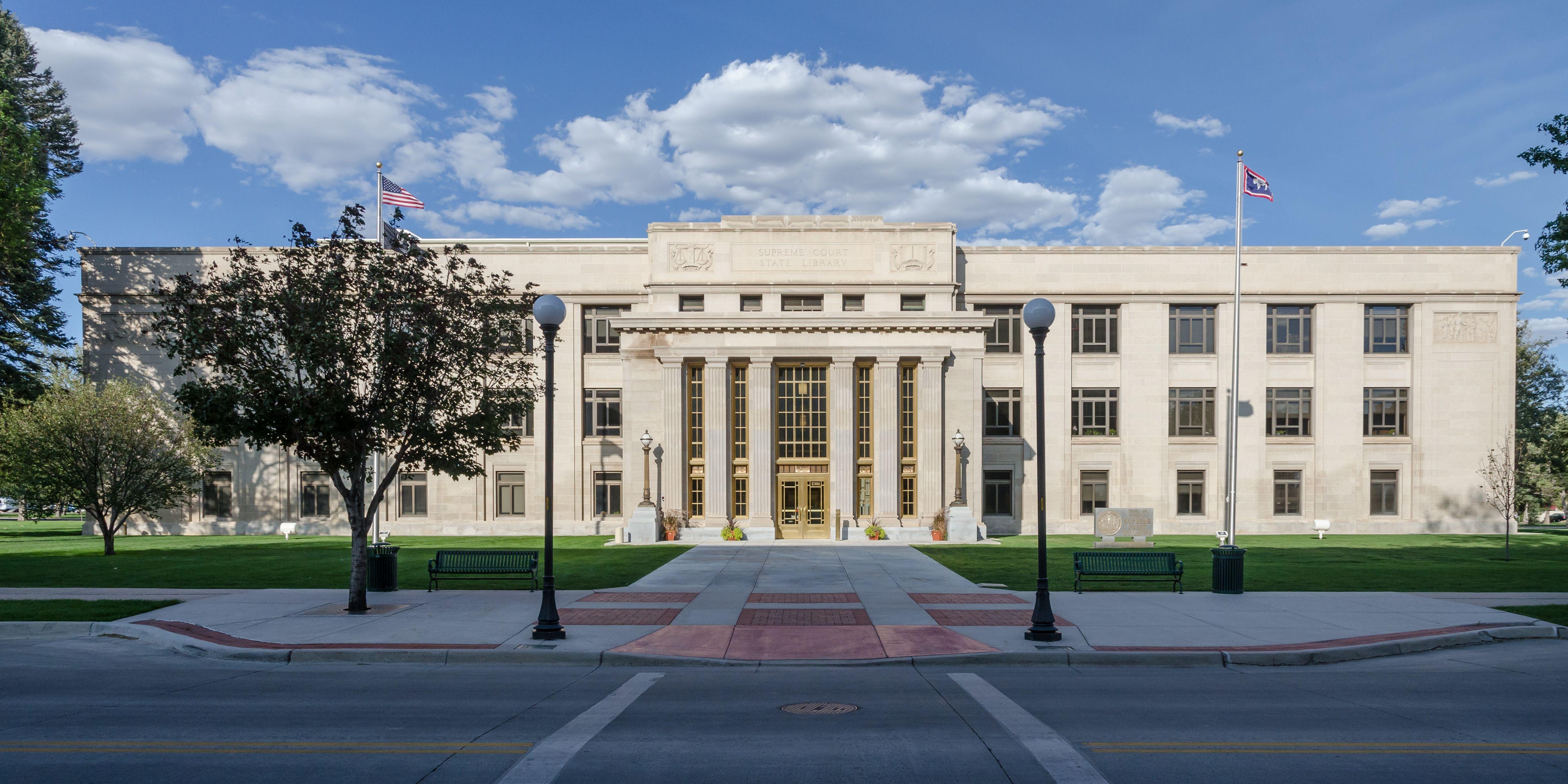Supreme Court Building Logo - Wyoming Supreme Court