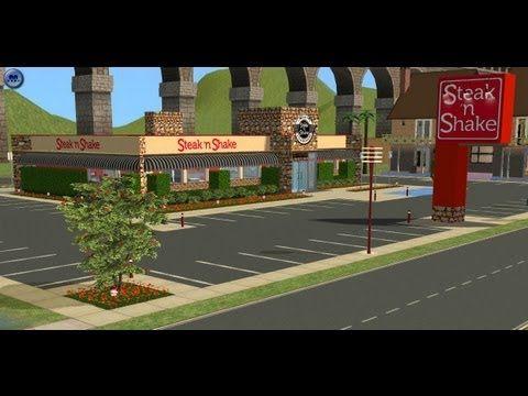 New Steak and Shake Logo - Steak 'n Shake Large + Small Prototypes Sims 2 Concept Build +