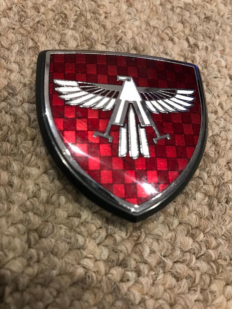 What Car Has a Red Shield Logo - 1985-1989 Toyota MR2 Front Hood Eagle Emblem Red Shield Badge ...