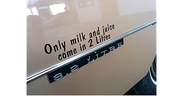 Lisa Rd Car Company Logo - Only Milk and Juice Come In 2 Litres Black Lettering: Amazon.co.uk ...