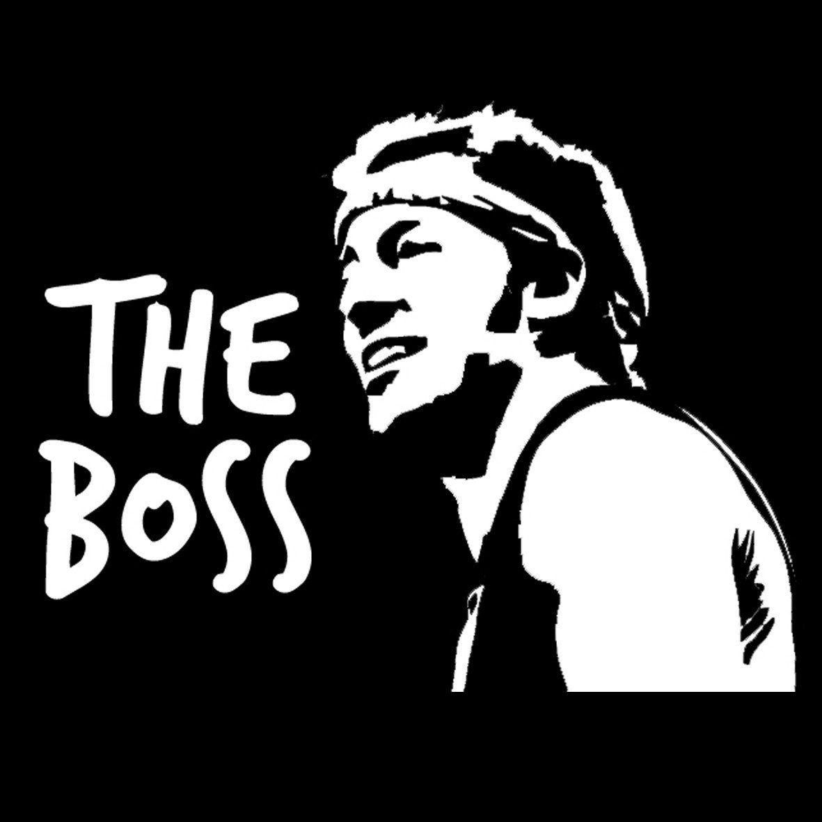 Bruce Springsteen Logo - Bruce Springsteen The Boss – CENTRAL T-SHIRTS