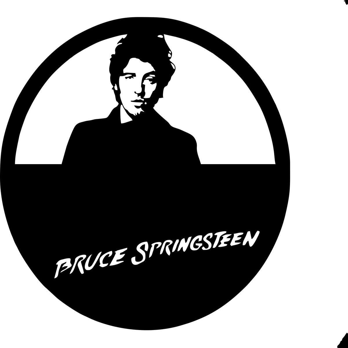 Bruce Springsteen Logo - bruce springsteen-3 Laser Cut Vinyl Record artist representation ...