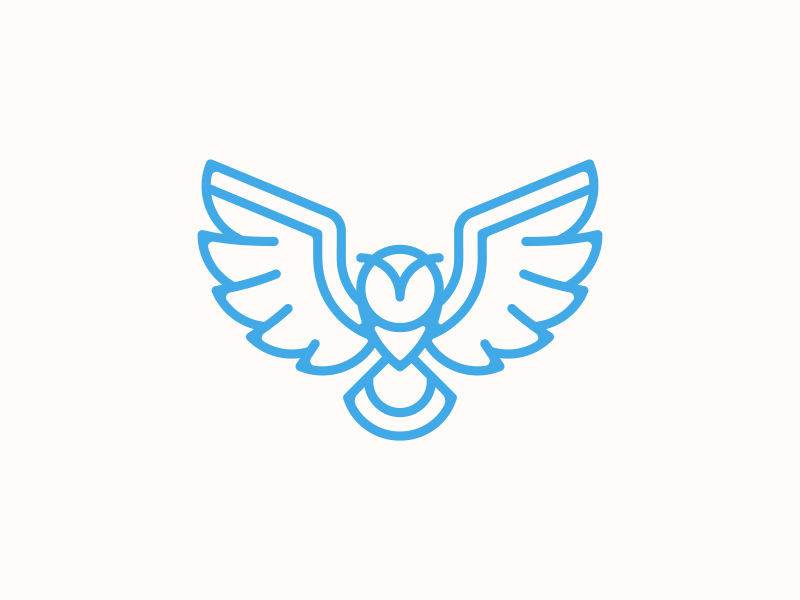 Owl Concept Logo - Owl Symbol