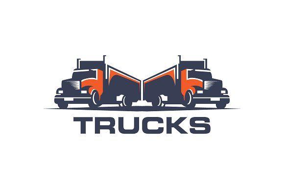 Truclk Logo - Double Trucks Logo ~ Logo Templates ~ Creative Market