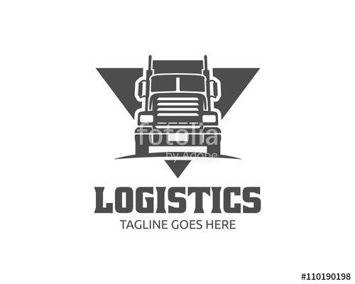 Truck Logo - Truck Logo, cargo logo, delivery cargo trucks, Logistic logo Stock