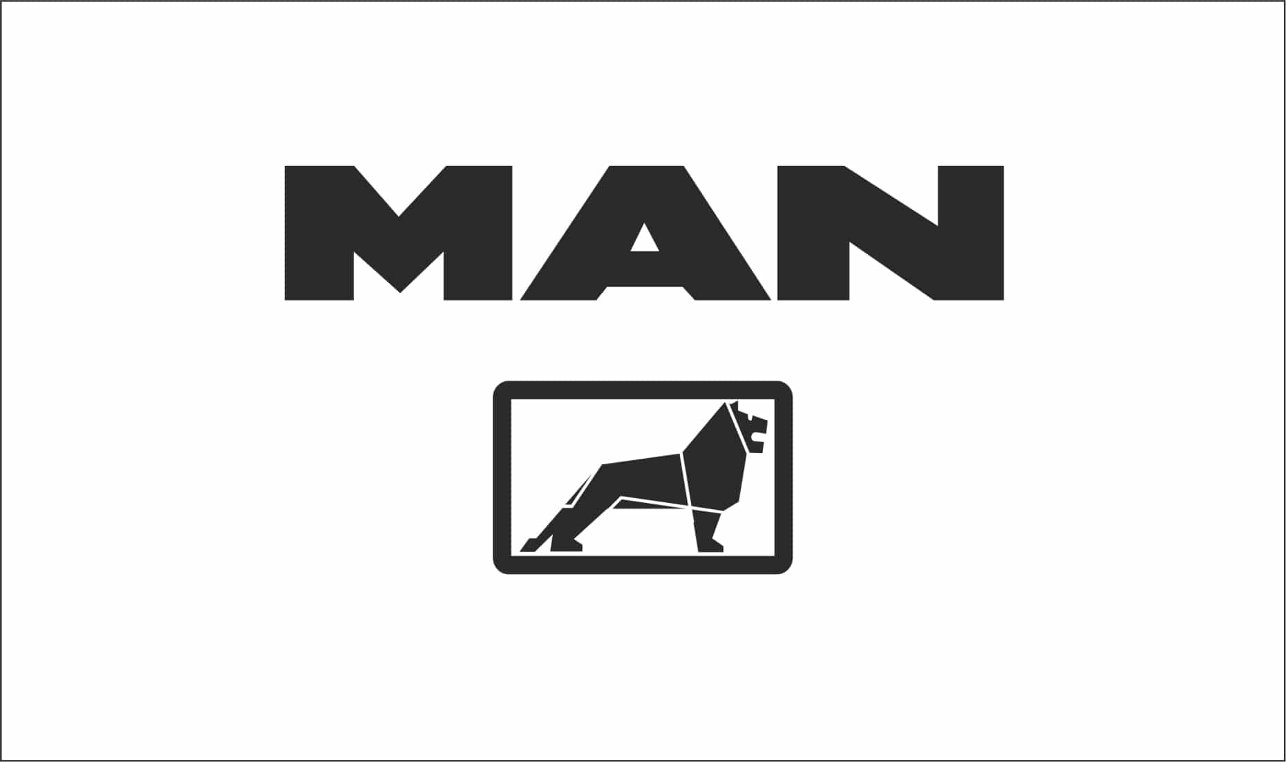 Man Logo - Man Truck Logo vinyl graphic can be made to your specifications ...