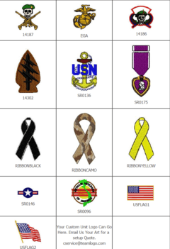 Custom Military Logo - Custom Embroidered Military Logo Sweatshirt - Free Shipping ...