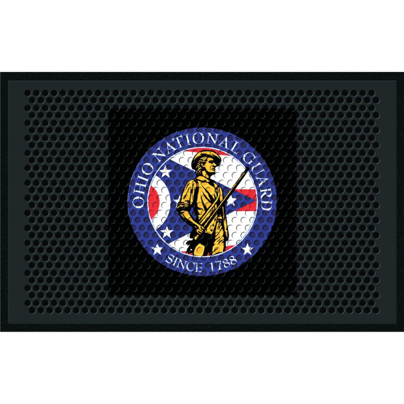 Custom Military Logo - Military Custom Logo Scraper Entrance Mat - Clean Step Impressions ...