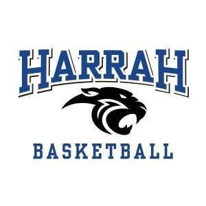 Harrah Panther Logo - Harrah High School School Basketball