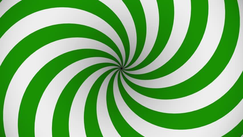 Green and White Spiral Logo - Purple and White Rotating Hypnosis Stock Footage Video 100% Royalty