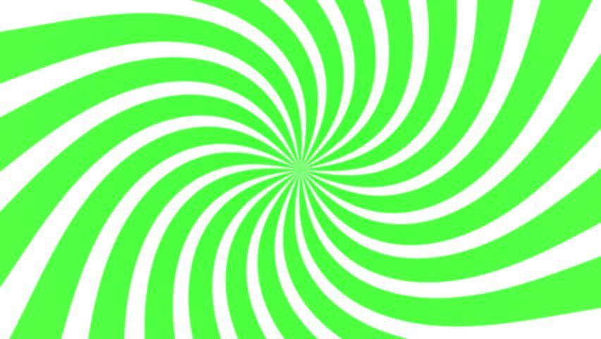 Green and White Spiral Logo - Radial Swirl Rising Sun Vortex Stock Footage Video (100% Royalty ...