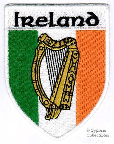 Harp of Ireland Logo - IRELAND HARP COAT of ARMS PATCH – IRISH PATCHES