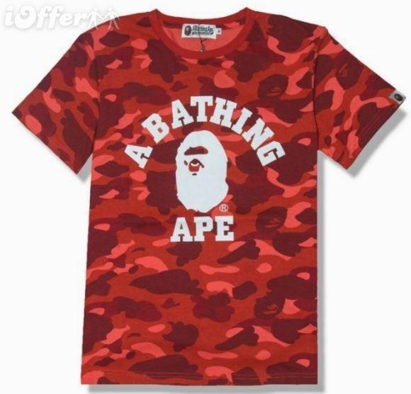 Red BAPE Head Logo - red bape shirt sale > OFF30% Discounts