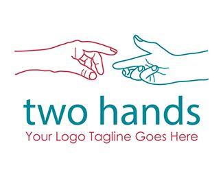 2 Hands Logo - two hands Designed