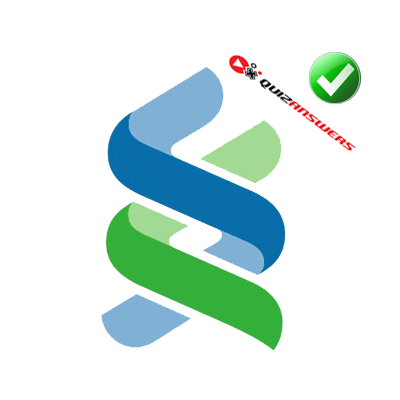 Green and White Spiral Logo - Blue green Logos
