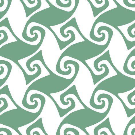 Green and White Spiral Logo - spiral trellis green and white wallpaper