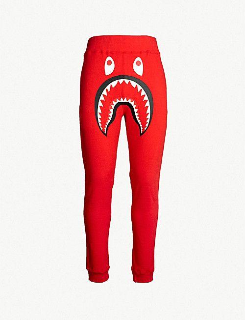 Red BAPE Shark Logo - A Bathing Ape - Shoes, T-shirts, shirts & more | Selfridges