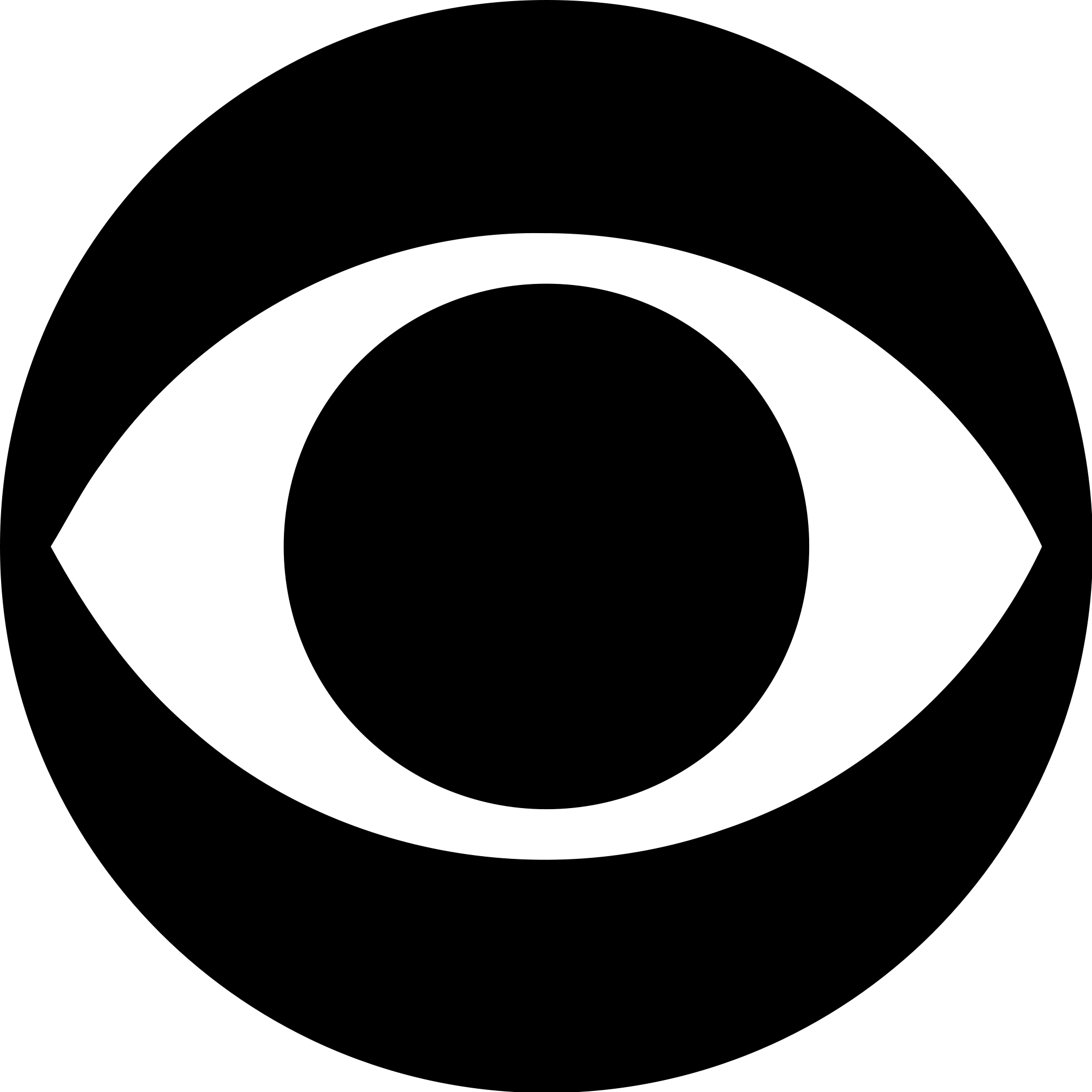 Black Eye Logo - CBS eye logo, 1951. Conceived by William Golden. Still in use today