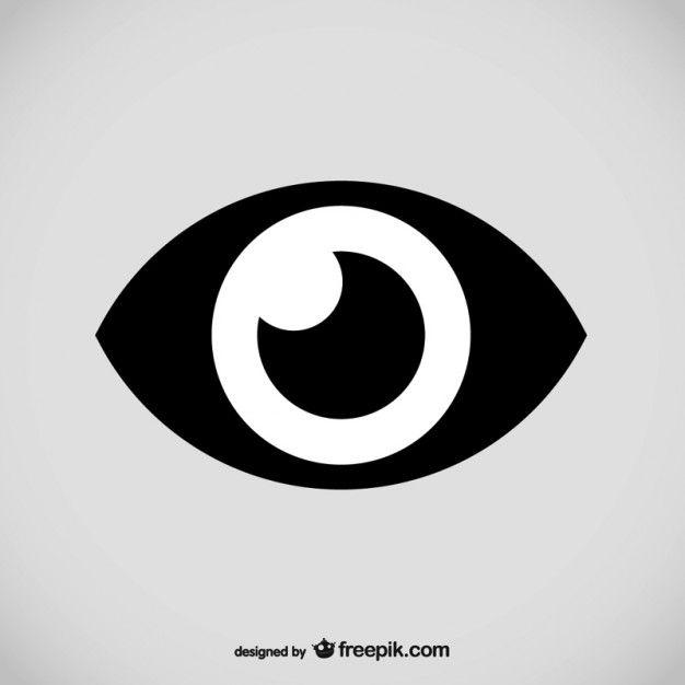 Black Eye Logo - Black eye icon Vector