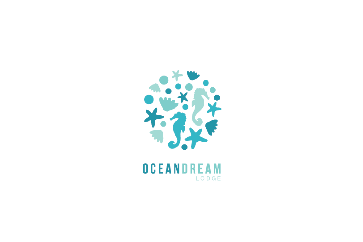 Circle Ocean Logo - Ocean Dream Logo Design | Logo Cowboy
