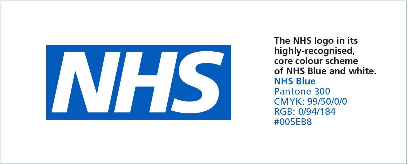White On Blue Logo - NHS Identity Guidelines | NHS logo