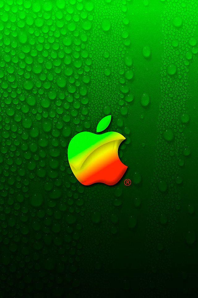 Green iPhone Logo - Apple Logo iPhone Wallpaper HD