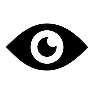White with Black Dot Circle Logo - Why use a white circle/spot in eye icons/logos? - Graphic Design ...