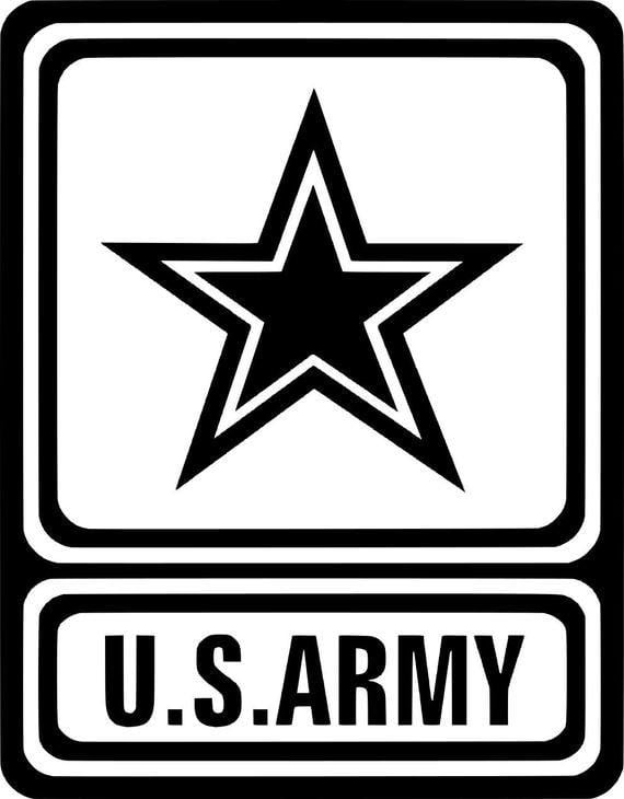 Custom Military Logo - UNITED STATES decal US Army Military Logo Decal Sticker Custom | Etsy