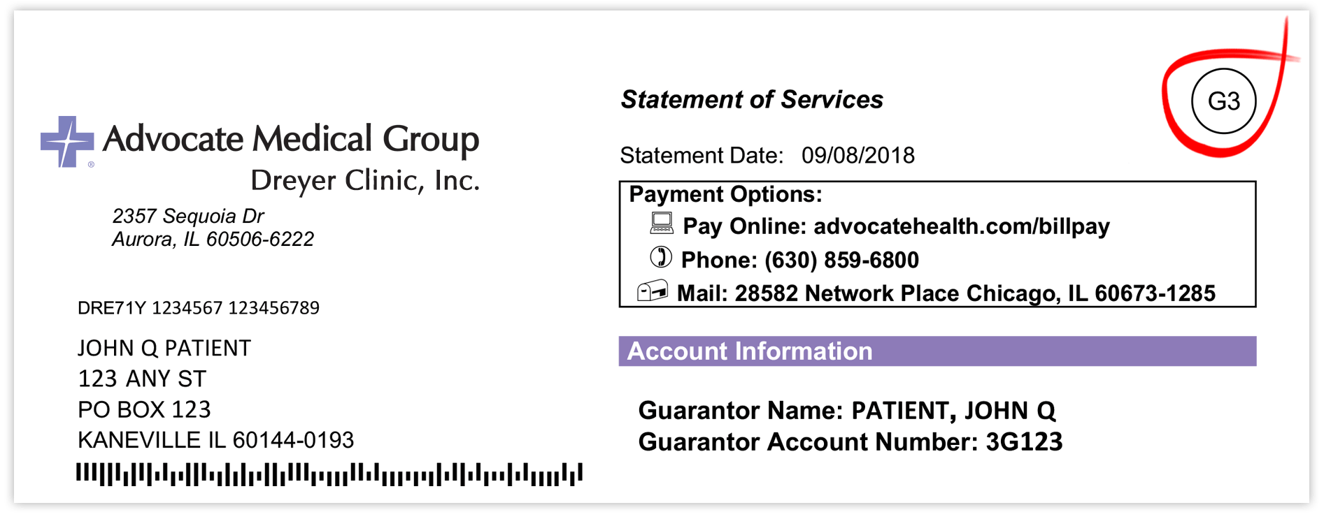 Advocate Medical Group Logo - Pay My Bill. Advocate Health Care. Chicago Illinois (IL)