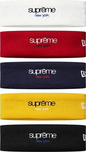 Chill Its Fake Supreme Logo - Supreme New Era Classic Logo Headband | Things to Wear | Supreme ...