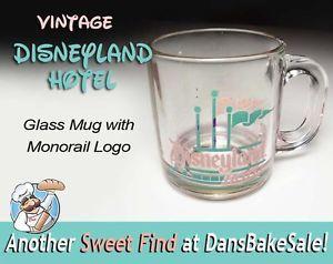 Disneyland Hotel Logo - Vintage Disneyland Hotel Glass Mug with Monorail Logo | eBay