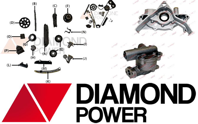 Diamond Automotive Logo - Diamond Power Timing Kits and Oil Pumps - Mascaró-Porter in PR