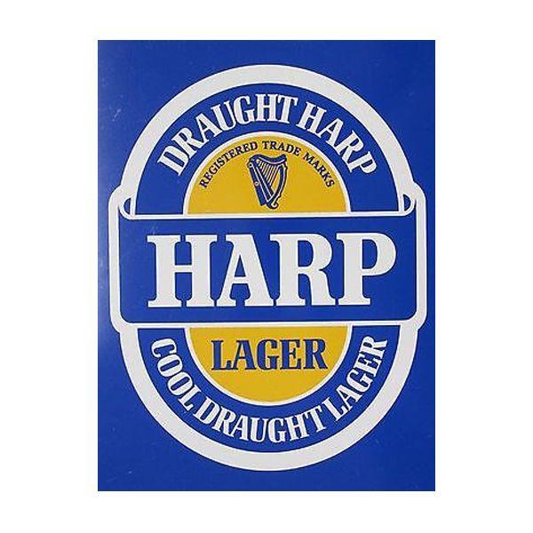 Harp Lager Logo - Harp – Lager – 4.0% ABV, 50l Keg (88 Pints)
