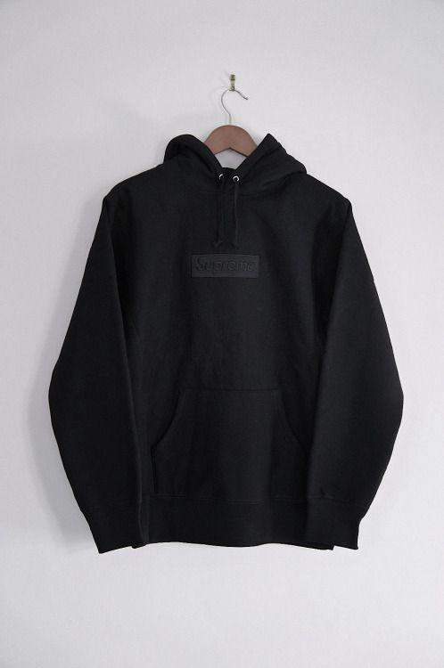 All-Black Supreme Box Logo - Box logo supreme hoodie | Hoodie | Hoodies, Supreme hoodie, Clothes