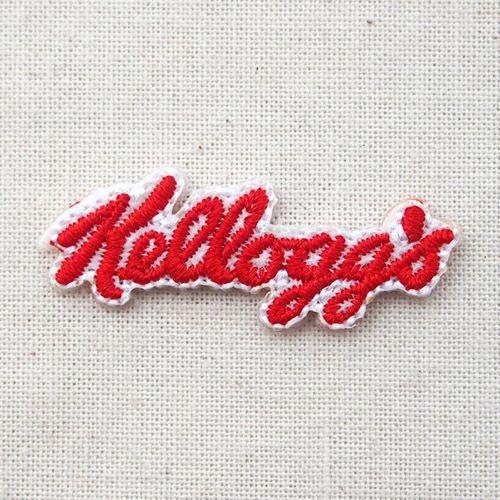 Kellogg Logo - Lazystore: Logo Patch Kellogg Yellogg's (die Cut S) # 011 Iron