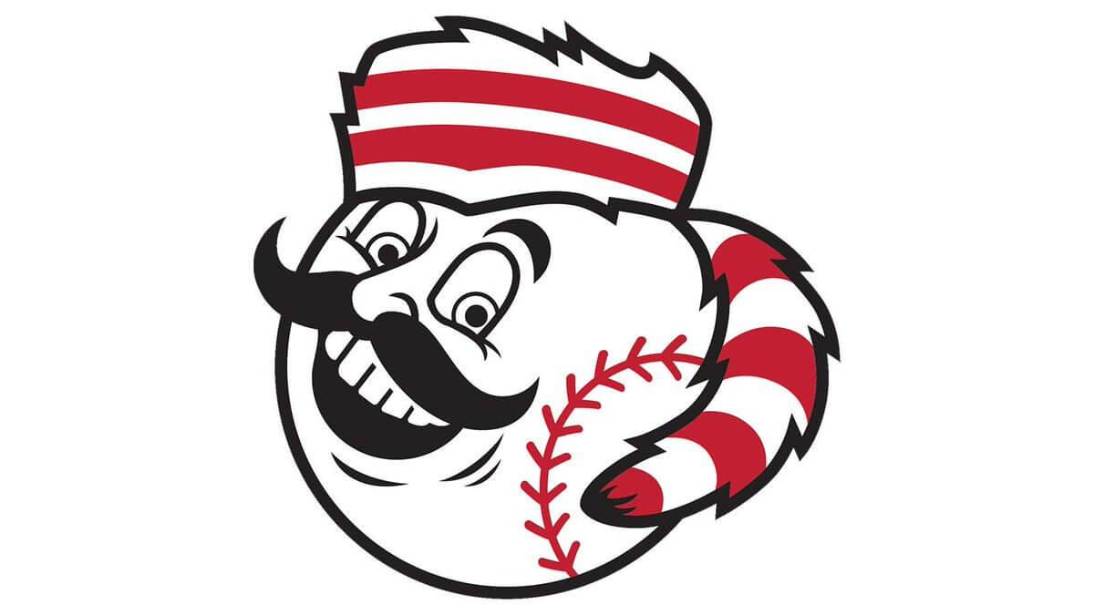 Raccoon Sports Logo - Mr. Redlegs wearing Raccoon Cap Logos Index