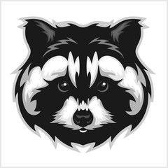Raccoon Sports Logo - Search photo racoon