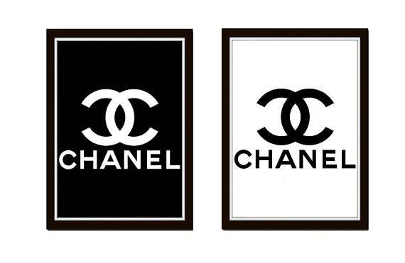 Printable Chanel Logo - Chanel Logo Print, Chanel Logo Poster, Paris Fashion Print, Fashion ...