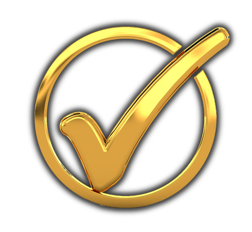 Gold Check Logo - gold check v2 - Fort Galt