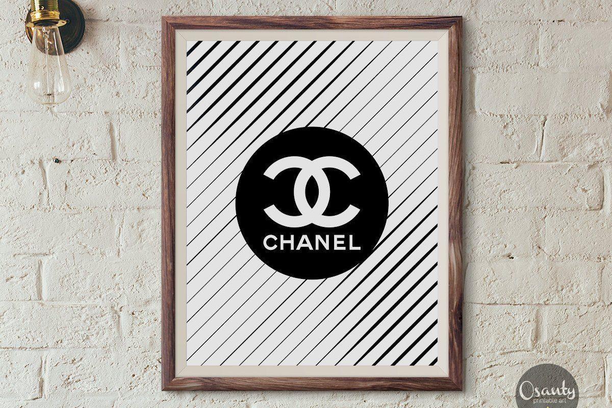 Printable Chanel Logo - chanel logo – Osanty Printable Art