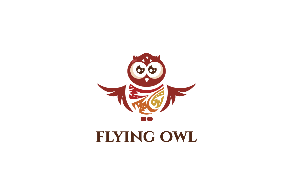 Owl Fashion Logo - Flying Owl Logo Design | Logo Cowboy