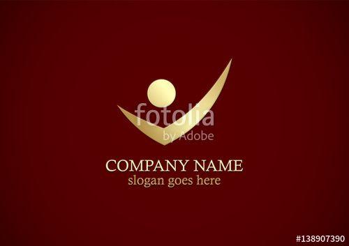 Gold Check Logo - Gold Check Mark Vote Business Logo Stock Image And Royalty Free